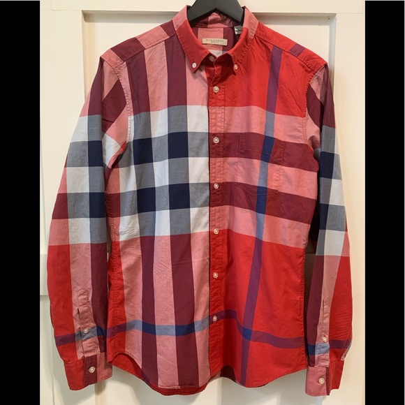 Burberry Other - Authentic Burberry Exploding Check Button Down